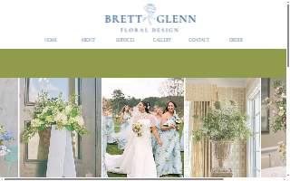 Brett Glenn Floral Design website