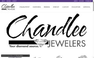 Chandlee Jewelers website