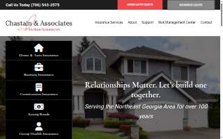 Chastain & Associates Insurance website