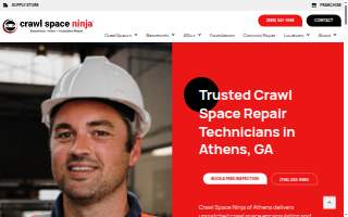 Crawl Space Ninja of Athens website