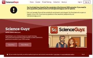 Science Guyz website