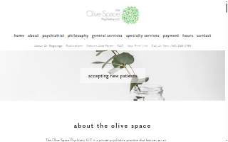 The Olive Space Psychiatry LLC website