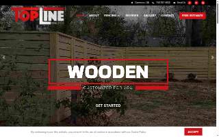 Top Line Fence Company, LLC of Athens website