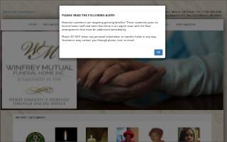 Winfrey Mutual Funeral Home Inc website