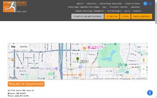 Advance Rehabilitation website