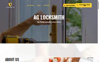 Ag Locksmith LLC website