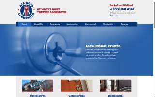 All Keys Locksmith Atlanta GA website