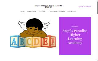 Angel's Paradise Higher Learning Academy website