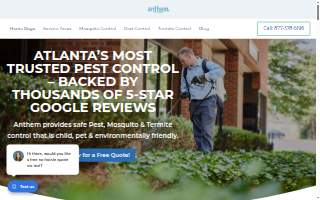 Anthem Pest Control website