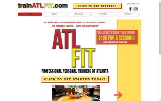 ATL FIT Personal Trainers of Atlanta website