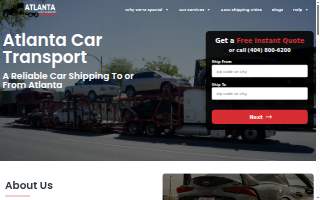 Atlanta Car Transport website