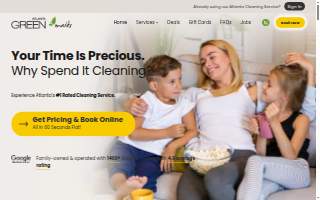 Atlanta Green Maids website