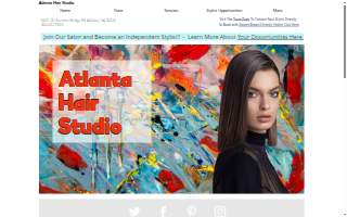 Atlanta Hair Studio website