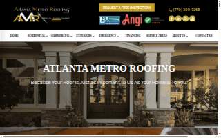 Atlanta Metro Roofing website