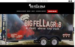 Big Fella Grub Food Truck website