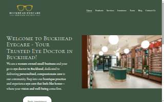 Buckhead Eyecare website