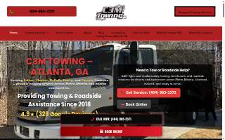 C3M Towing website