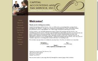 Capital Accounting & Tax Services website