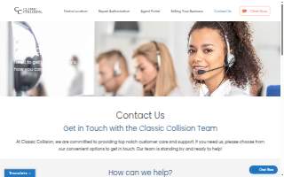 Classic Collision of Atlanta website