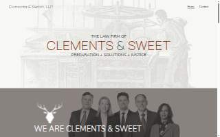 Clements & Sweet, LLP website