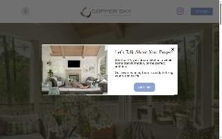 Copper Sky Design + Remodel website