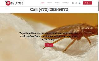 Elite Pests Control LLC website