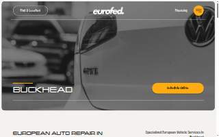 Eurofed Automotive - Buckhead website