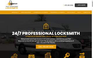Fast Response Locksmith website