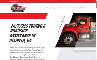 Fast Secure Towing website