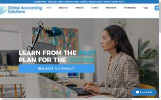 Global Accounting Solutions website