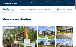 Hawthorne Station by Meritage Homes website