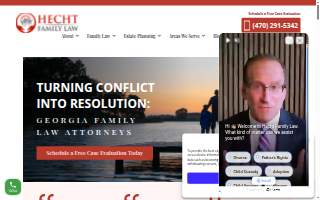 Hecht Family Law website