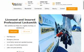 IVS Security Atlanta Locksmith website