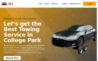 J&J SRT Towing website
