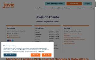 Jovie of Atlanta website