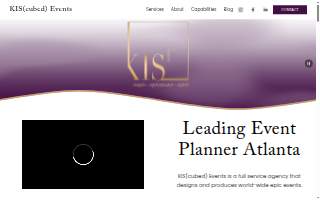 KIS(cubed) Events of Atlanta website