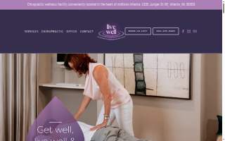 Live Well Chiropractic, PC website