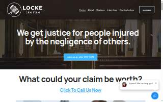 Locke Law Firm, LLC website