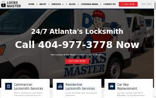 Locks Master Locksmith website
