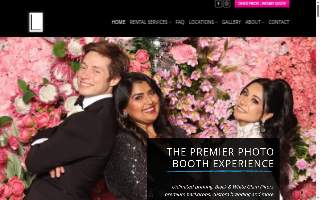Luxebooth Photo Booth Rental Atlanta website