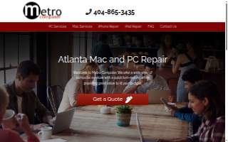 Metro Computer Atlanta website
