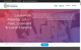 Mike The Locksmith 24/7 Atlanta website