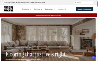 Moda Design Center website