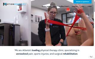 Motion Stability Physical Therapy website