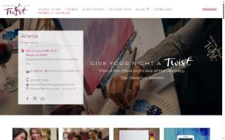 Painting with a Twist of Atlanta website