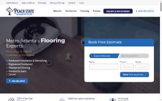 Peach State Hardwood Floors website
