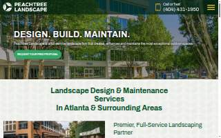 Peachtree Landscape website