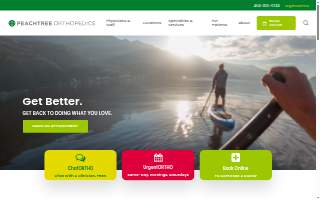 Peachtree Orthopedics | Piedmont Office website