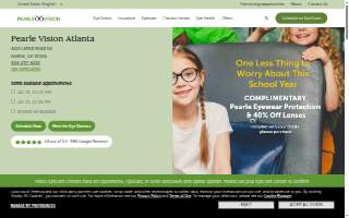 Pearle Vision of Atlanta website