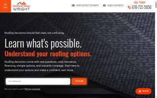 Roofing Done Wright website